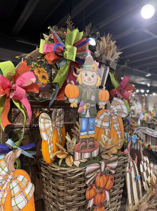Modern Plaid Pumpkin
