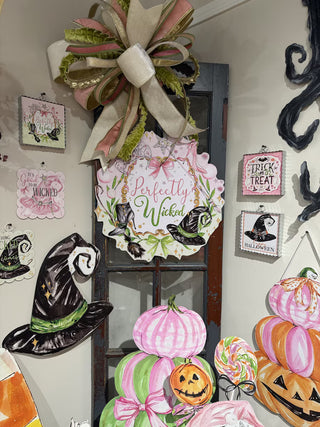 Beck’s “Perfectly Wicked” PVC Door Hanger