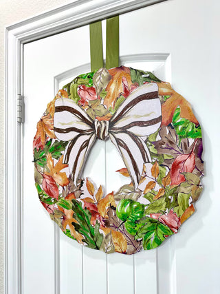 Beck’s Festive Leaves PVC Door Hanger