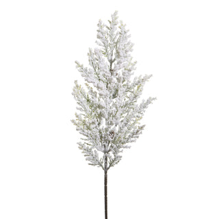 Glittered Cedar Spray