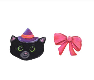Sweet Kitty Witch Pumpkin Parts, S/2