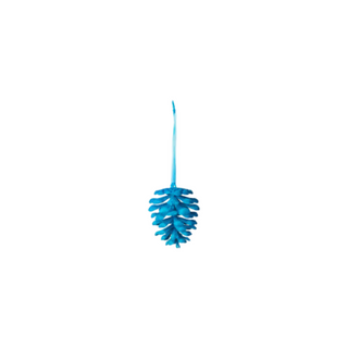 Flocked Pinecone Ornament