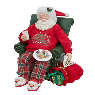 Mistletoe Sleeping Santa