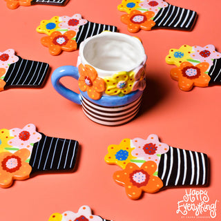 Flowers Shaped Mug by Happy Everything!
