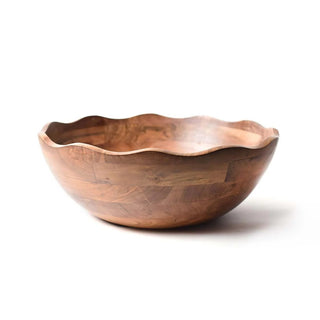 Fundamental Wood Ruffle Bowl