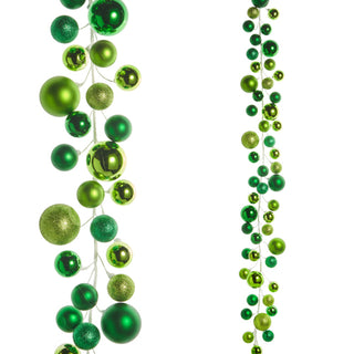 Green Ball Garland, 4'