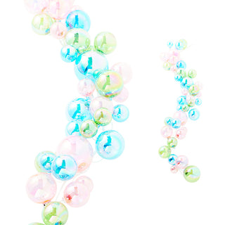 Bright Seamless Iridescent Ball Garland, 4'