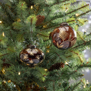 Cocoa Etched Ornament