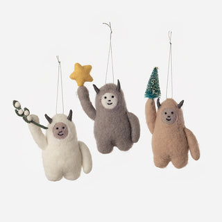 Abominable Snowman Ornament