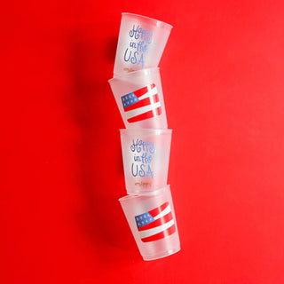 Flag Frosted Cups by Happy Everything