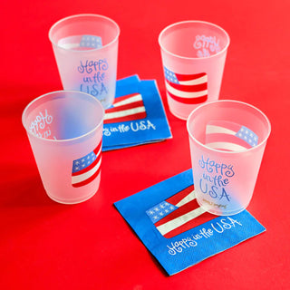 Flag Frosted Cups by Happy Everything