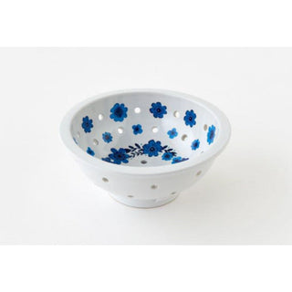 Blue & White Colander
