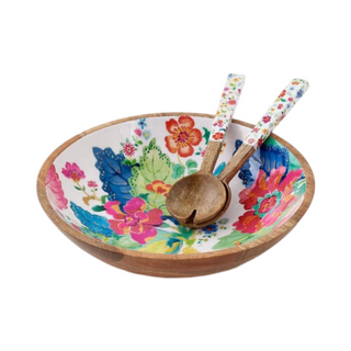 Tobacco Leaf Salad Bowl Set