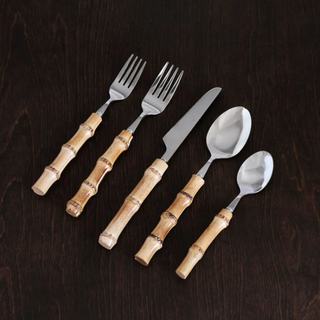 VIDA Bamboo Stainless Flatware II Set