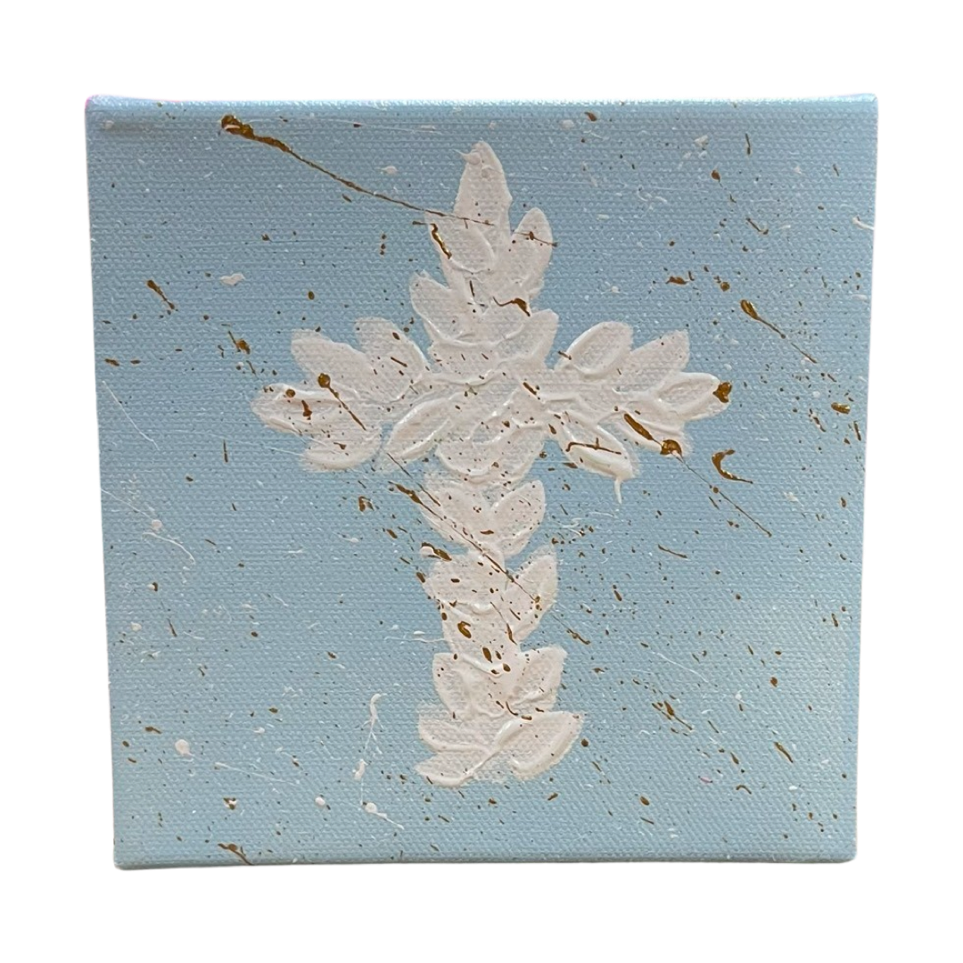 Textured Cross Art – Miss Cayce's