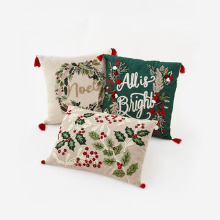 Festive Holiday Pillow