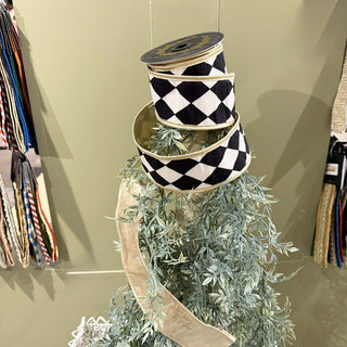 Harlequin Fused Metallic Ribbon, 2.5" X 5YD