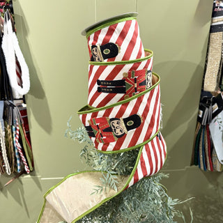 Nutcracker Holiday Dupion Ribbon, 4" X 10YD