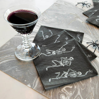 Skeleton Dance Cocktail Napkin Set