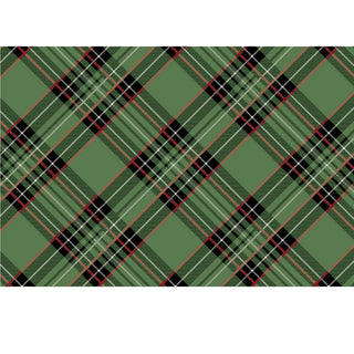 Green Plaid Placemat Set