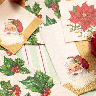 Santa Cocktail Napkin Set