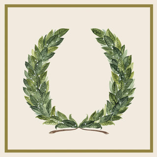 Laurel Wreath Cocktail Napkin Set