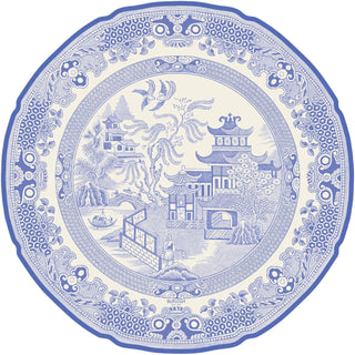 Die-cut Blue Willow Plate Placemat Set
