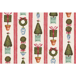 Holiday Topiary Placemat Set
