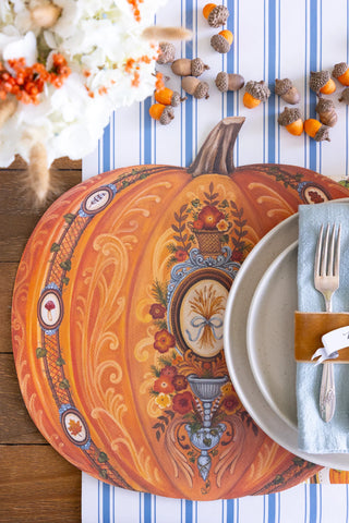 Die-cut Antique Pumpkin Placemat Set