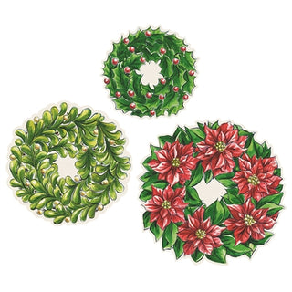 Holiday Wreath Serving Paper Set