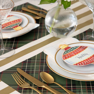 Green Plaid Placemat Set