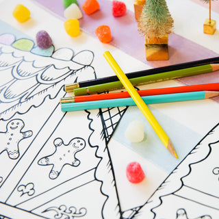 Gingerbread House Placemat Set