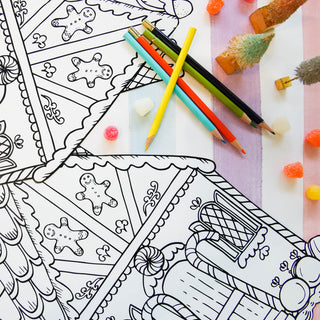 Gingerbread House Placemat Set