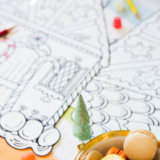 Gingerbread House Placemat Set