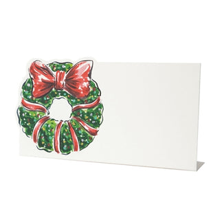 Holiday Wreath Place Card Set