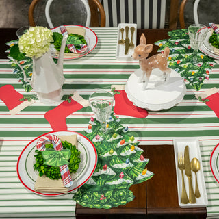 Vintage Christmas Tree Placemat Set