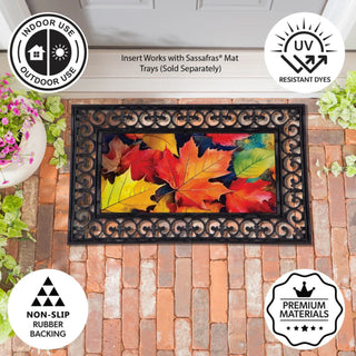 Multicolor Fall Leaves Sassafras Switch Mat
