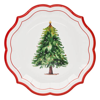 Merry & Bright Paper Dinner Plate