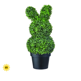 Boxwood Bunny Topiary, 26"