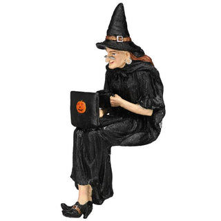Witch Sitter with Laptop