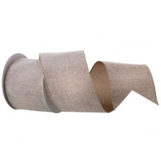 Sugar Linen Ribbon, 4" X 10YD