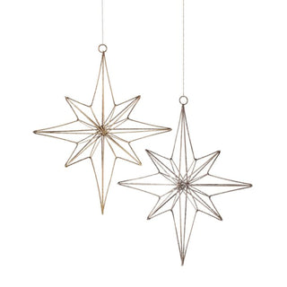 Wire Star of Bethlehem Ornament