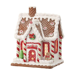 LED Peppermint Cookie House