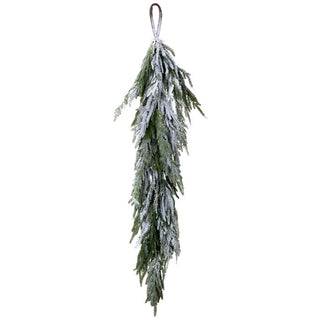 Snowy Natural Touch Norfolk Pine Garland, 48"