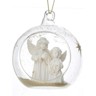 Glass Angels Ball Ornament