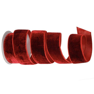 Sheldon Velvet Metallic Back Ribbon, 2.5"X10YD