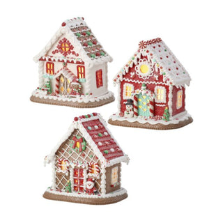 8.5" LED Candy Cane Lane House