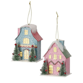 LED Cardboard House Ornament