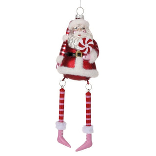 Santa with Dangling Legs Ornament