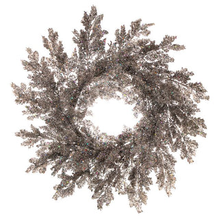 Lazer Glitter Pine Wreath